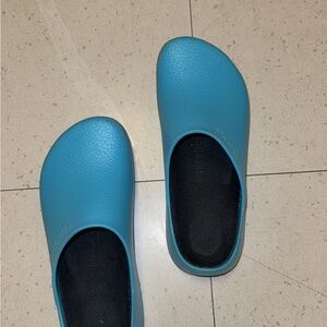 Blue Birkenstock Slip-On Shoes